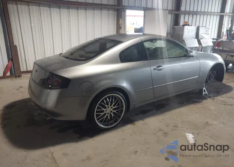 2003 Infiniti G35 Base W/Leather z USA, uszkodzony, nr VIN JNKCV54E93M202946